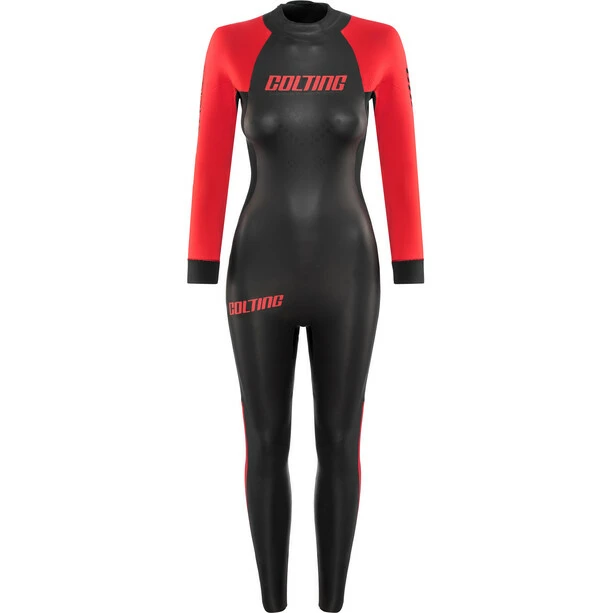 Colting Wetsuits Open Sea Wetsuit Women black/red 1 Colting Wetsuits Open Sea Wetsuit Women black/red