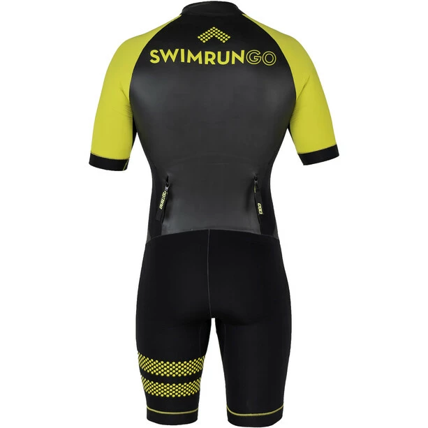 Colting Wetsuits Swimrun Go Wetsuit Women black/yellow 2 Colting Wetsuits Swimrun Go Wetsuit Women black/yellow - Image 2