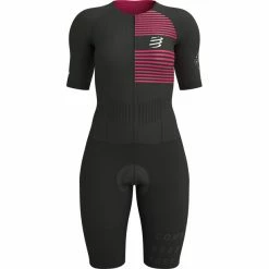 Compressport Aero SS Trisuit Women black/jazzy