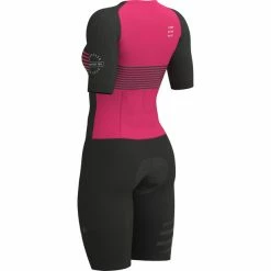 Compressport Aero SS Trisuit Women black/jazzy -Deals Neopren Suits Store compressport aero ss trisuit women black jazzy 6