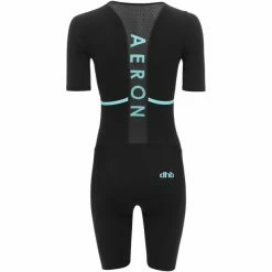 Dhb Aeron SS Tri Suit Women black/teal 8 Dhb Aeron SS Tri Suit Women black/teal -Deals Neopren Suits Store dhb aeron ss tri suit women black teal 3