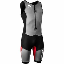 Head Swimrun MyBoost Lite Wetsuit Men black-silver-red