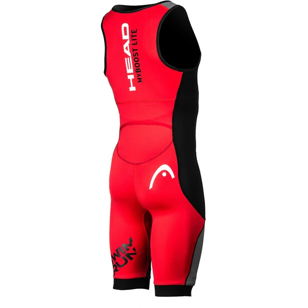 Head Swimrun MyBoost Lite Wetsuit Men black-silver-red 2 Head Swimrun MyBoost Lite Wetsuit Men black-silver-red - Image 2