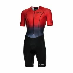 HUUB Commit Long Course Trisuit Men red/black