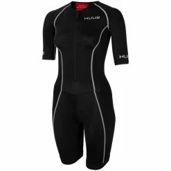 HUUB Essential Long Course Trisuit Women black/red -Deals Neopren Suits Store huub essential long course trisuit women black red 3