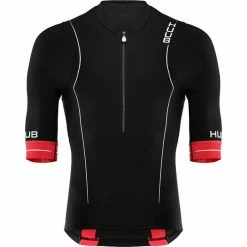 HUUB Race Long Course Tri Top Men black/red