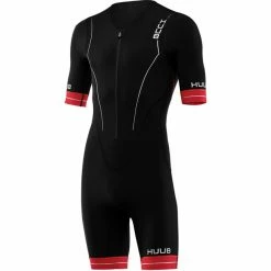 HUUB Race Long Course Trisuit Men black/red 6 HUUB Race Long Course Trisuit Men black/red -Deals Neopren Suits Store huub race long course trisuit men black red 3