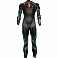 HUUB Varman Wetsuit Men glacier blue/red