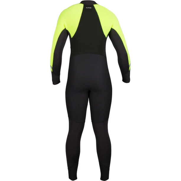 NRS Steamer 3/2mm Wetsuit Men black/high vis green 2 NRS Steamer 3/2mm Wetsuit Men black/high vis green - Image 2