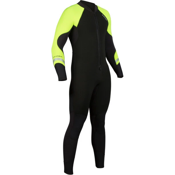 NRS Steamer 3/2mm Wetsuit Men black/high vis green 3 NRS Steamer 3/2mm Wetsuit Men black/high vis green - Image 3