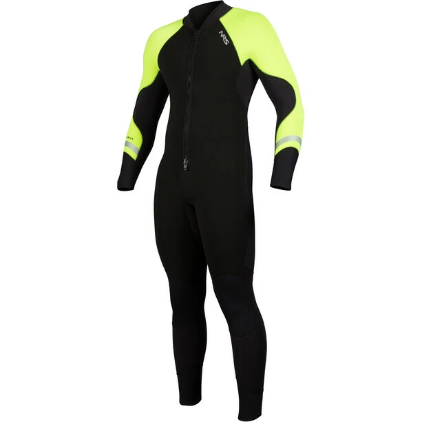 NRS Steamer 3/2mm Wetsuit Men black/high vis green 4 NRS Steamer 3/2mm Wetsuit Men black/high vis green - Image 4