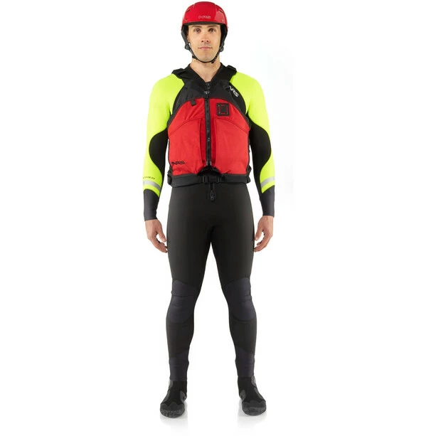 NRS Steamer 3/2mm Wetsuit Men black/high vis green 5 NRS Steamer 3/2mm Wetsuit Men black/high vis green - Image 5