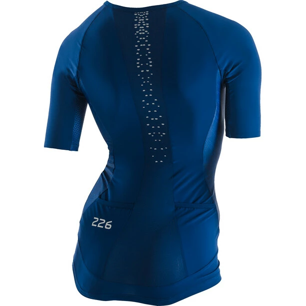 ORCA 226 Perform Sleeved Tri Top Women blue 2 ORCA 226 Perform Sleeved Tri Top Women blue - Image 2