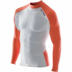 ORCA Mesh Rash Guard Longsleeve high vis orange