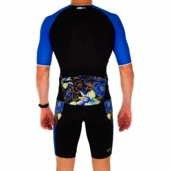 Z3R0D Racer Time Trial Trisuit Men kona -Deals Neopren Suits Store z3r0d racer time trial triathlon puku miehet musta sininen 4