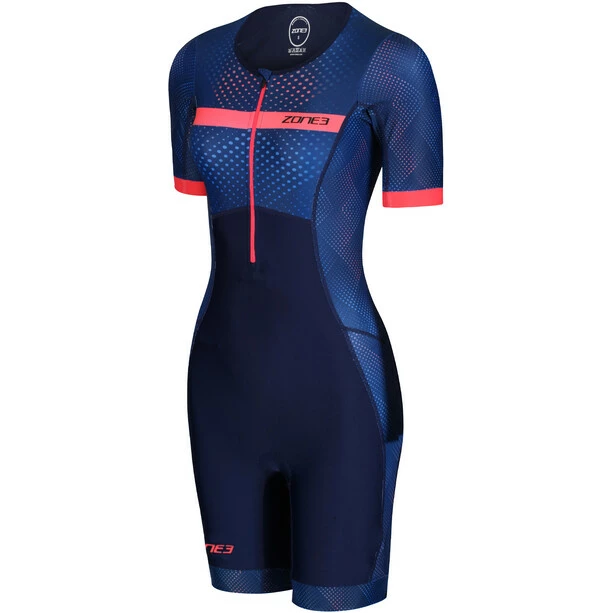 Zone3 Activate Plus SS Trisuit Women revolution/navy/coral 1 Zone3 Activate Plus SS Trisuit Women revolution/navy/coral