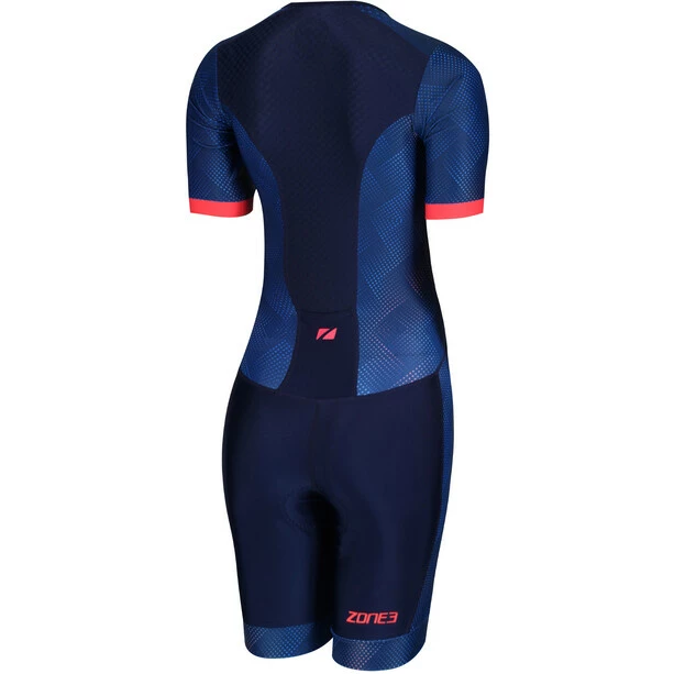 Zone3 Activate Plus SS Trisuit Women revolution/navy/coral 2 Zone3 Activate Plus SS Trisuit Women revolution/navy/coral - Image 2