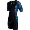 Zone3 Activate+ SS Trisuit Men stealth speed-black/grey/teal