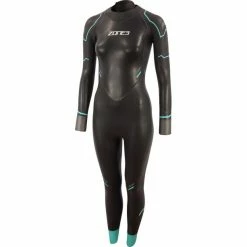 Zone3 Advance Wetsuit Women black/turquoise/gun metal