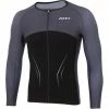 Zone3 Aeroforce-X 3/4 Sleeve Top Men black/grey