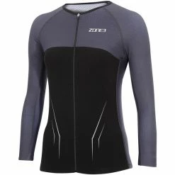 Zone3 Aeroforce-X 3/4 Sleeve Top Women black/grey