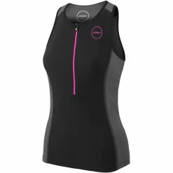 Zone3 Aquaflo Plus Top Women black/grey/neon pink