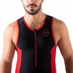 Zone3 Aquaflo Plus Trisuit Men black/grey/red 9 Zone3 Aquaflo Plus Trisuit Men black/grey/red -Deals Neopren Suits Store zone3 aquaflo plus trisuit men black grey red 4