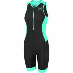 Zone3 Aquaflo Plus Trisuit Women black/grey/mint