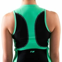 Zone3 Aquaflo Plus Trisuit Women black/grey/mint -Deals Neopren Suits Store zone3 aquaflo plus trisuit women black grey mint 4