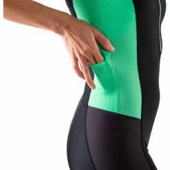 Zone3 Aquaflo Plus Trisuit Women black/grey/mint -Deals Neopren Suits Store zone3 aquaflo plus trisuit women black grey mint 6
