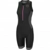 Zone3 Aquaflo Plus Trisuit Women black/grey/neon pink