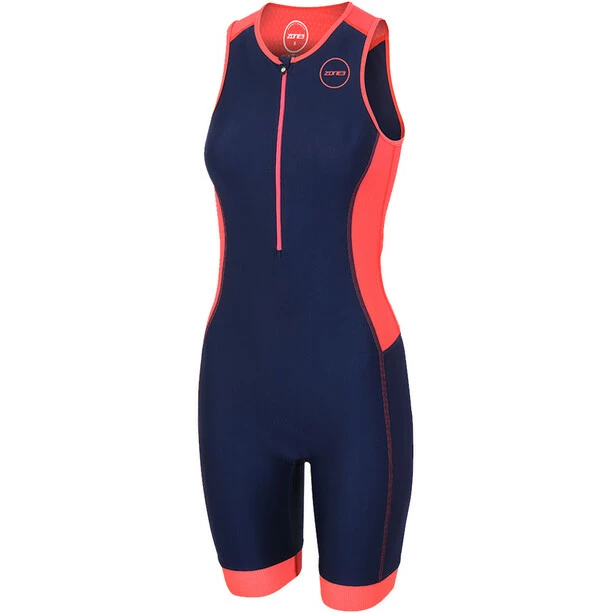 Zone3 Aquaflo Plus Trisuit Women navy/coral 1 Zone3 Aquaflo Plus Trisuit Women navy/coral