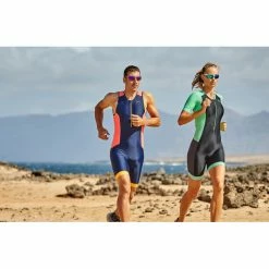 Zone3 Aquaflo+ SS Trisuit Women black/grey/mint -Deals Neopren Suits Store zone3 aquaflo ss trisuit women black grey mint 5