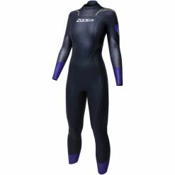 Zone3 Aspire Wetsuit Women black/gun metal/purple