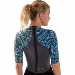 Zone3 Kona Target SS Swimskin Women black/grey/light blue -Deals Neopren Suits Store zone3 kona target ss swimskin women black grey light blue 3