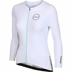 Zone3 Lava Aero 3/4 Sleeve Tri Top Women white