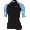 Zone3 Lava Long Distance SS Tri Top Women black/white/green