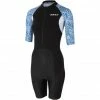 Zone3 Lava Short Sleeve Trisuit Women black/white/blue