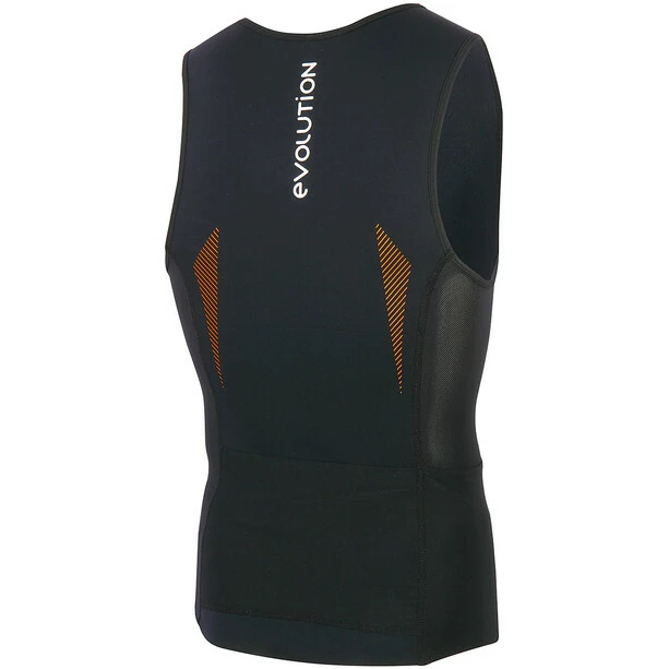 Zone3 Swim Run Top black/orange 2 Zone3 Swim Run Top black/orange - Image 2