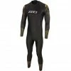 Zone3 Thermal Aspect Breaststroke Wetsuit Men black/orange/yellow