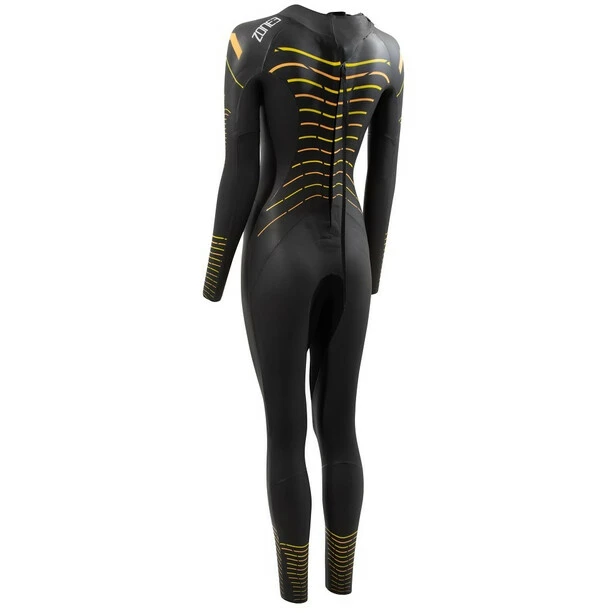 Zone3 Thermal Aspect Breaststroke Wetsuit Women black/orange/yellow 2 Zone3 Thermal Aspect Breaststroke Wetsuit Women black/orange/yellow - Image 2