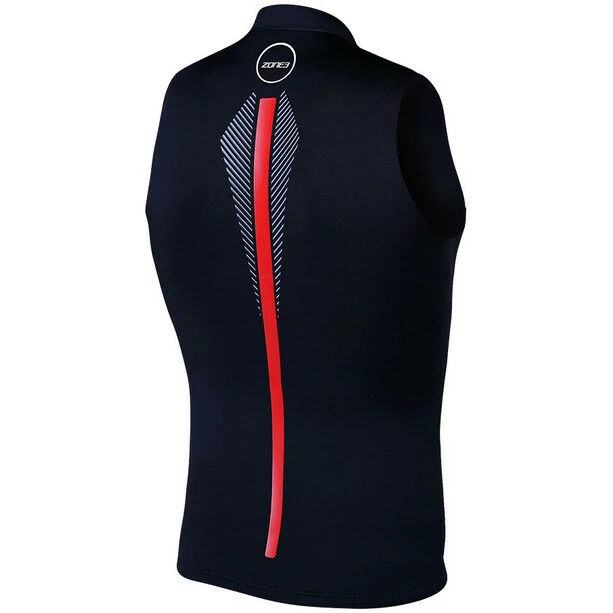 Zone3 Warmth Neoprene Vest black/red/white 2 Zone3 Warmth Neoprene Vest black/red/white - Image 2